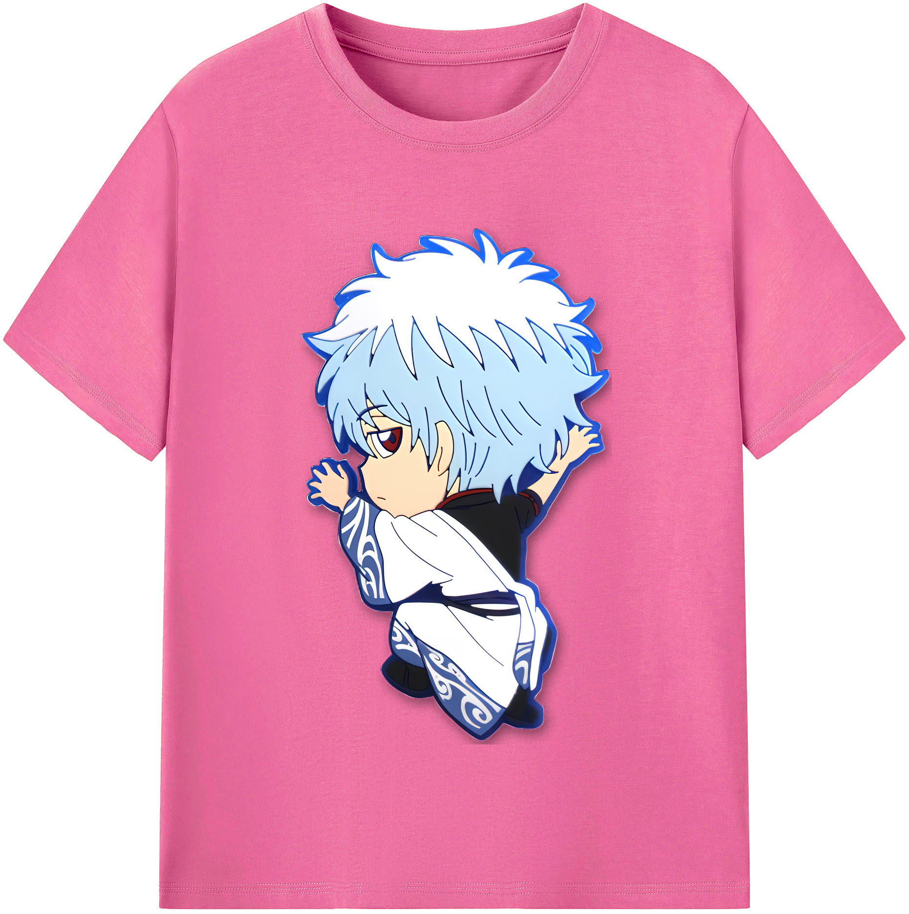 （画像用） ぎんたま 坂田銀時（さかたぎんとき） 神楽 志村新八（しむら しんぱち） GINTAMA Sakata Gintoki Kagura Shimura Shinpachi レディースカジュアルプリントTシャツ（綿100％）